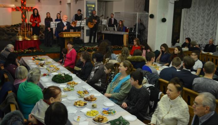Спільне святкування Різдва з усією духовною родиною