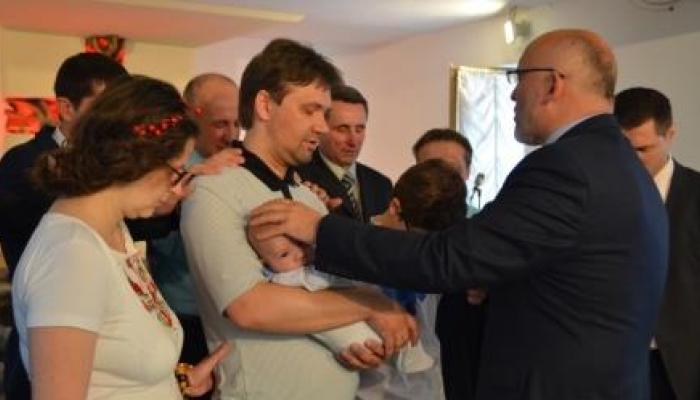 Благословення новонародженого Матвія